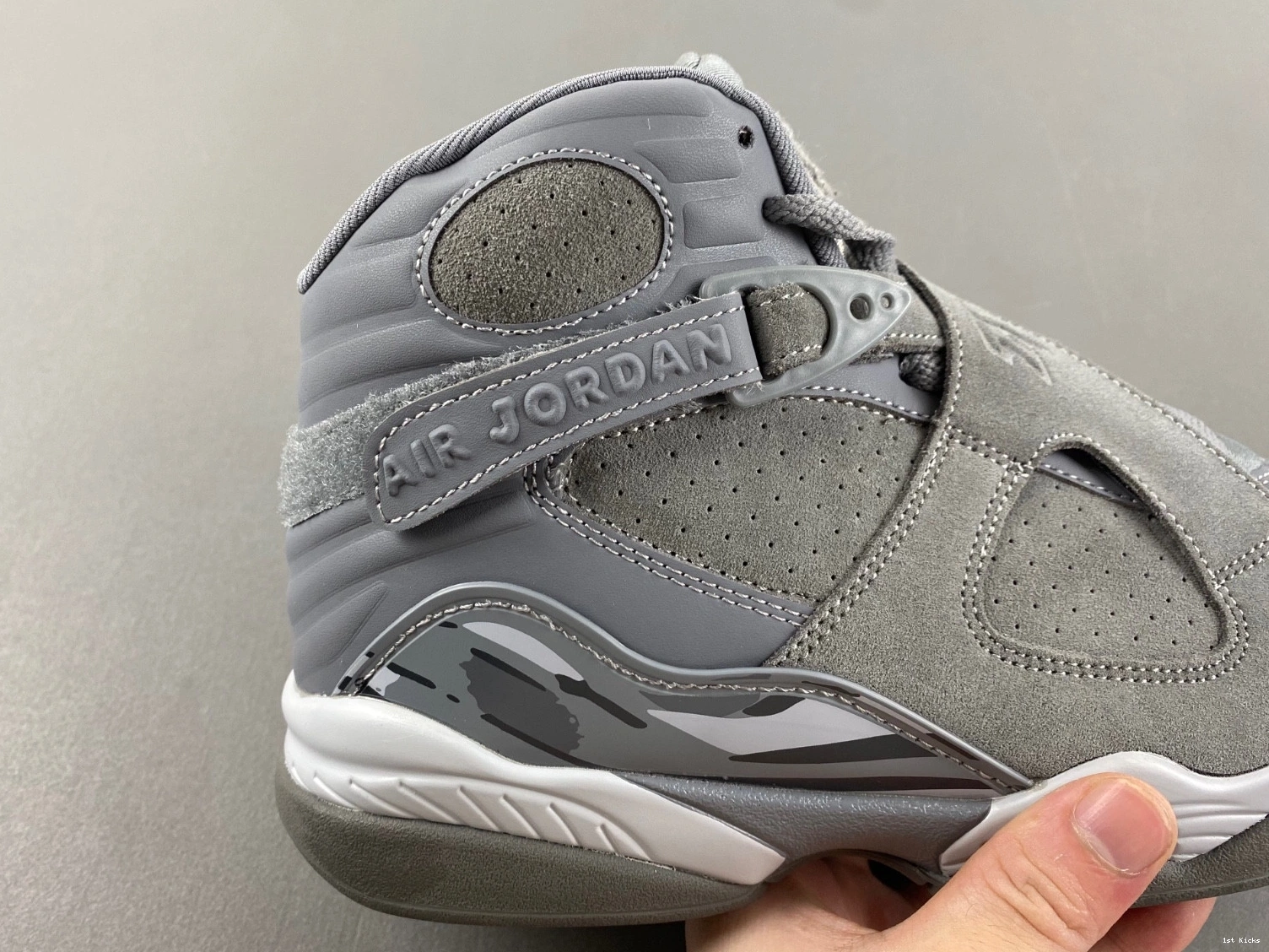 8 - Cool Men's Grey Jordan Retro 305381-014 1014